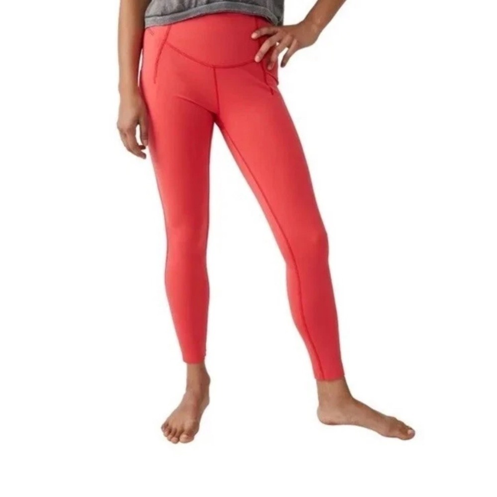 Free‎ People Movement Set the Pace Cayenne Ankle Length Leggings, Small